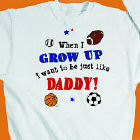 When I Grow Up - Sports Youth Sweatshirt